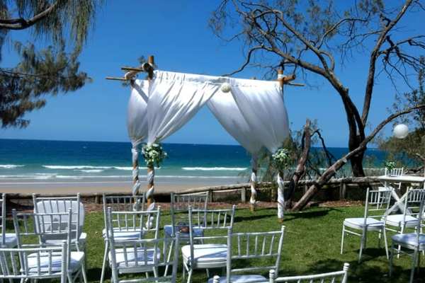bamboo wedding arbor
