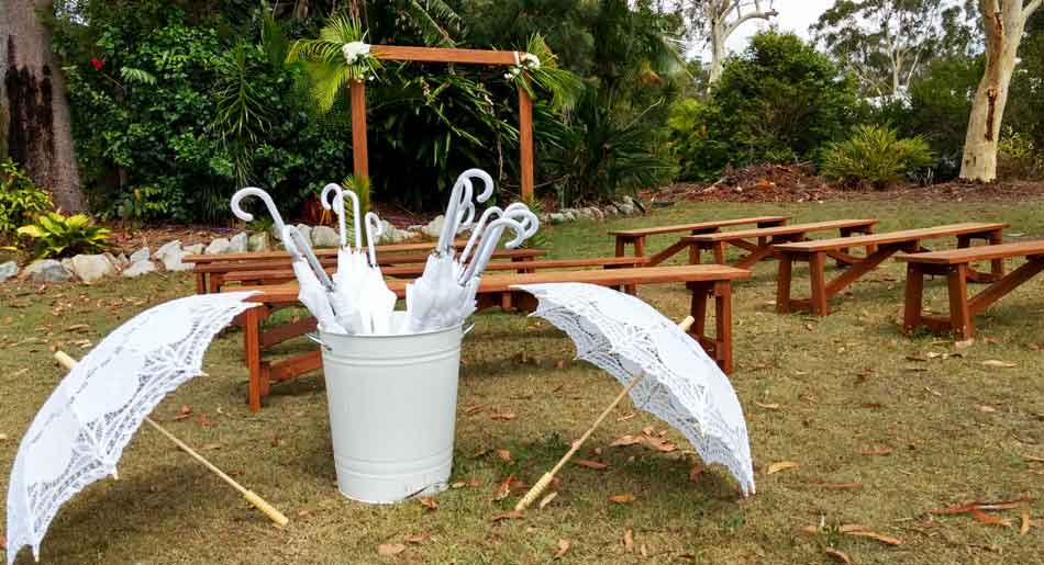 wedding parasols and umbrellas