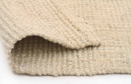 Natural Jute White aisle runner