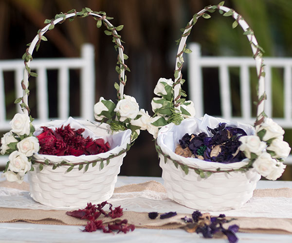 flower basket 1 with petals
