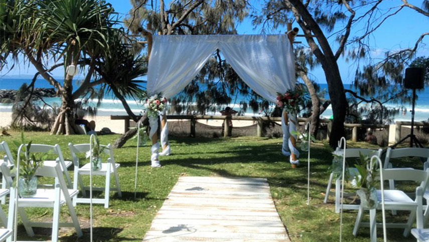 wedding hire package noosa